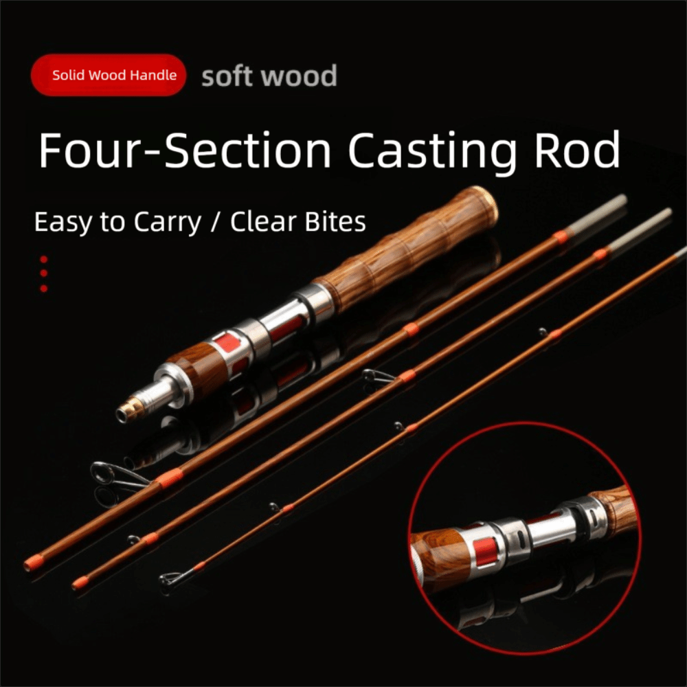 4 Sections Spinning Fishing Ro - Fishing Rod Carbon Fiber recension och pris