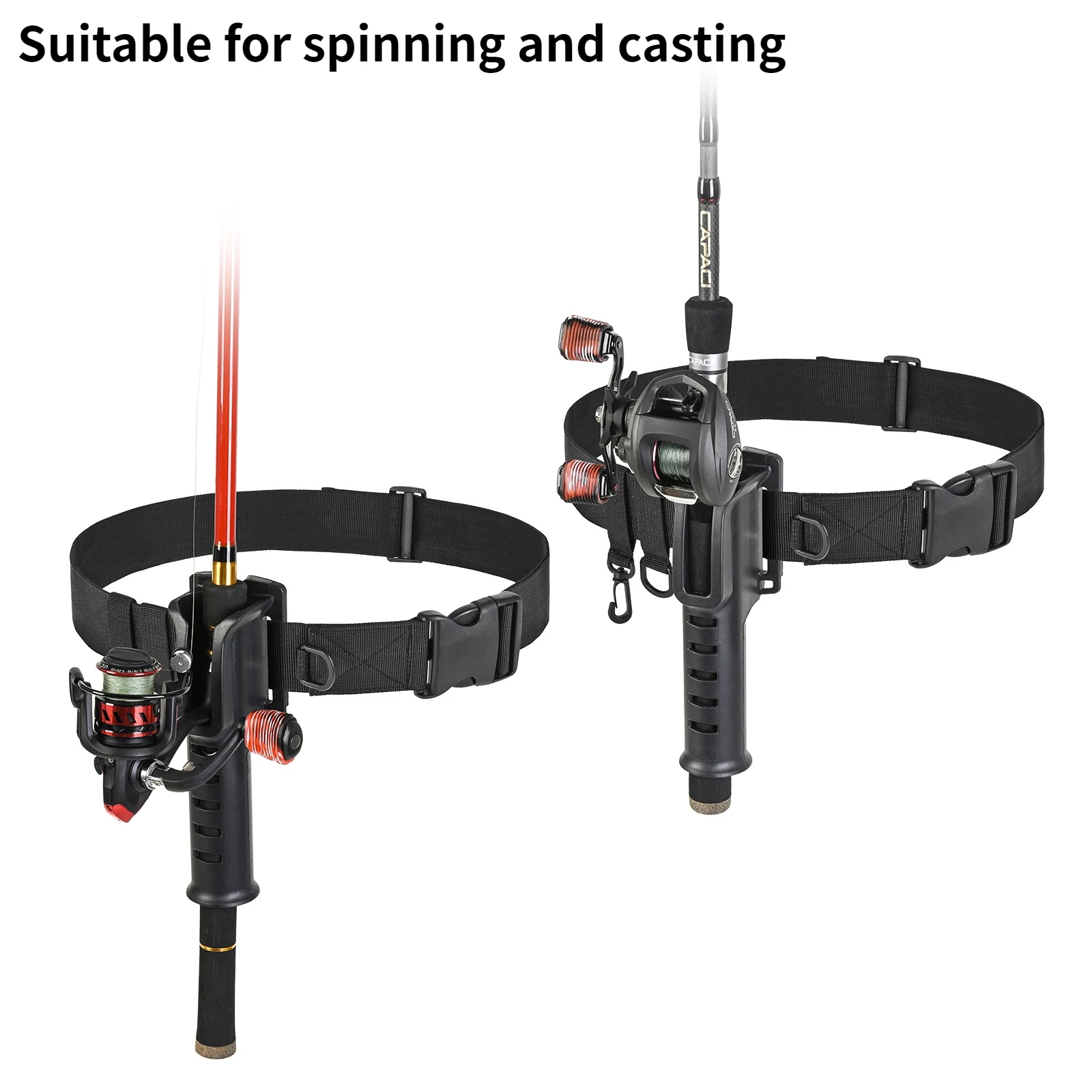 Hanging Fishing Waist Belt Rod - Fishing Rod Casting recension och pris