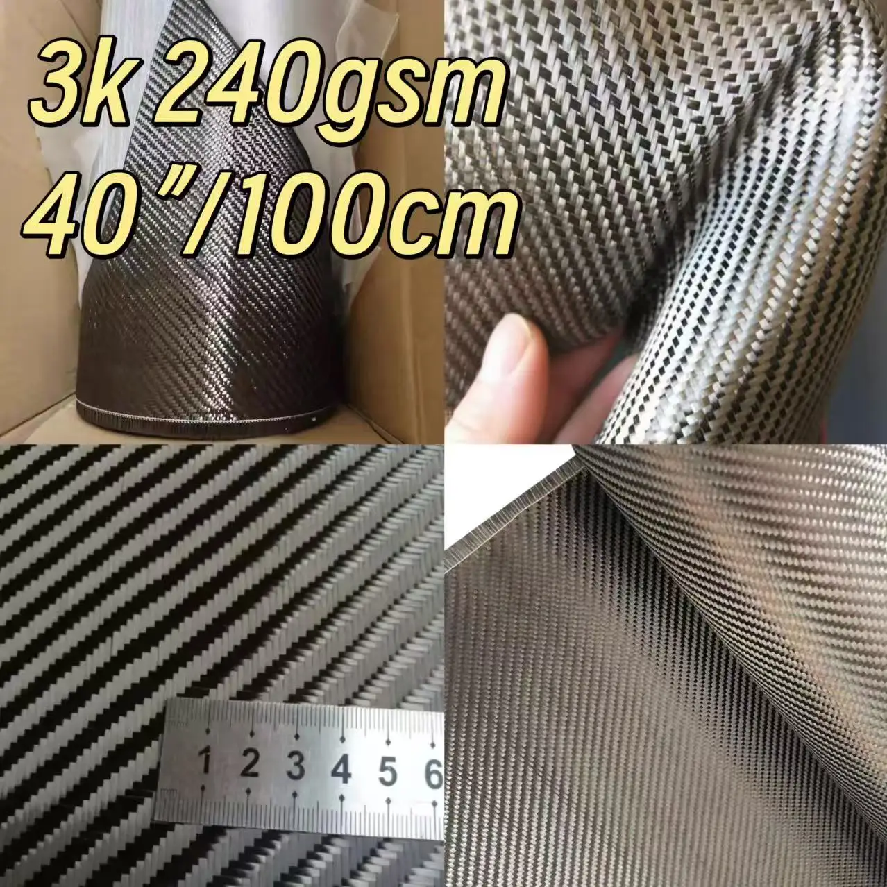 [Grade A+]3K 240gsm Real Carbo - Fishing Rod Carbon Fiber recension och pris