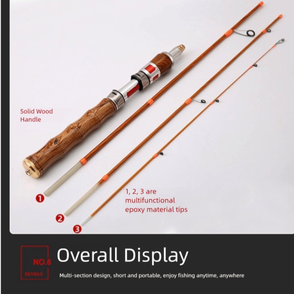 4 Sections Spinning Fishing Ro - Fishing Rod Carbon Fiber recension och pris